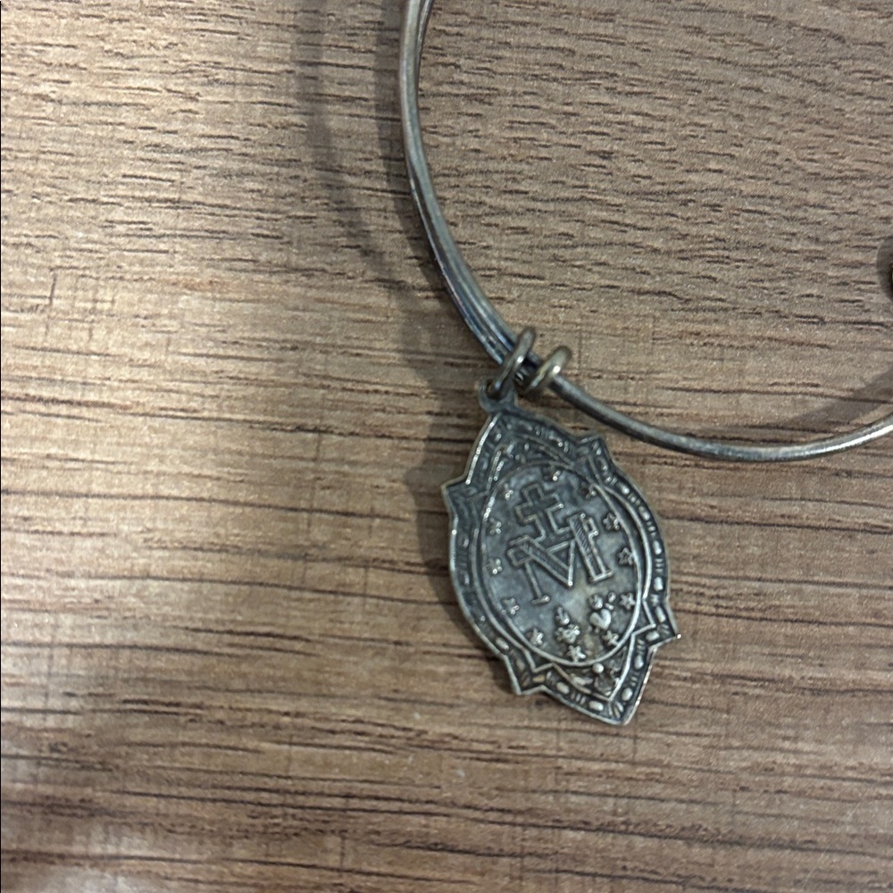 Alex and Ani Mother Mary silver bracelet - Picture 4 of 5